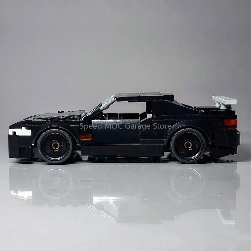 Model Kit Jdm - MOC Black 1990s JDM Sports Car