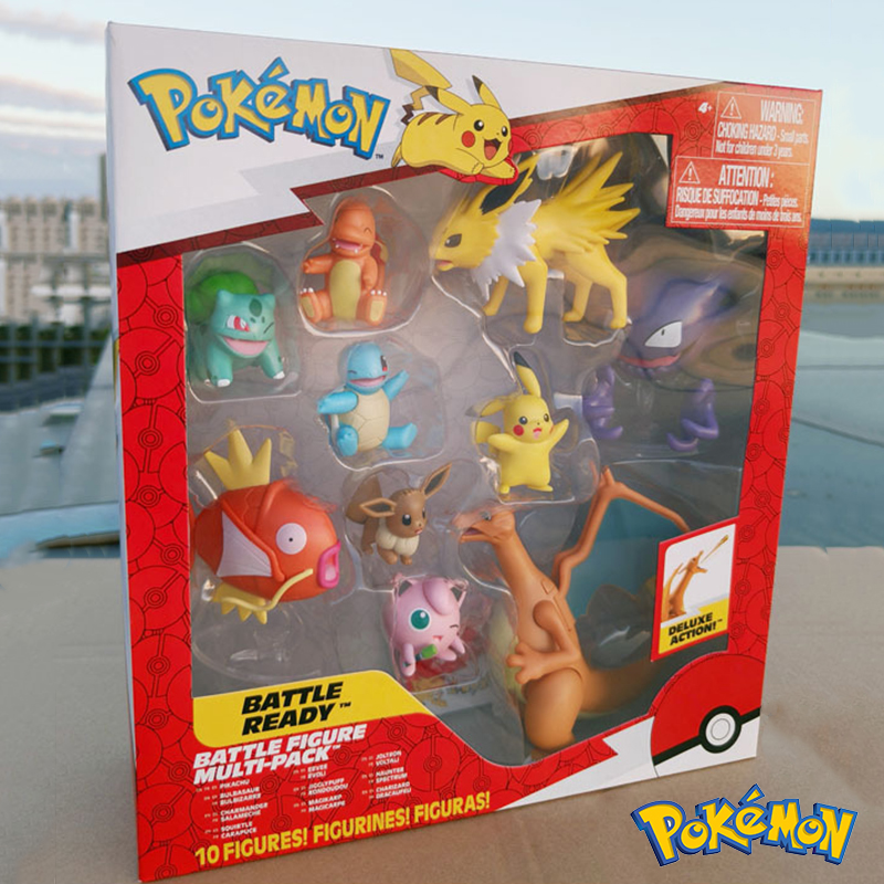 Model Kit Quick Pokemon - Pokemon Ultimate Battle Figures Pikachu Bulbasaur