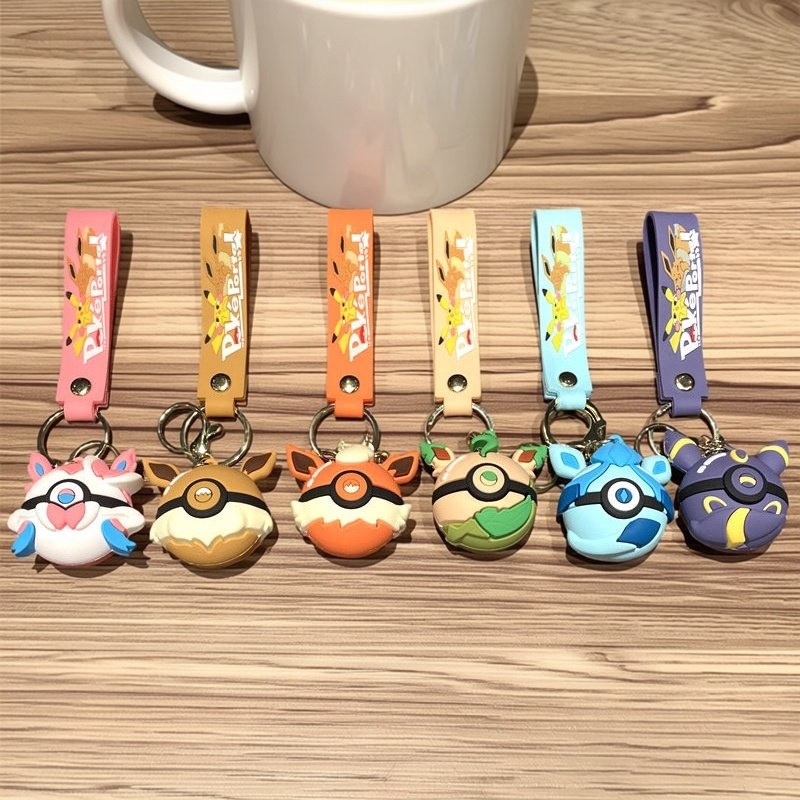 Model Kit Umbreon - Pokemon Anime Eevee Family Keychain Kawaii