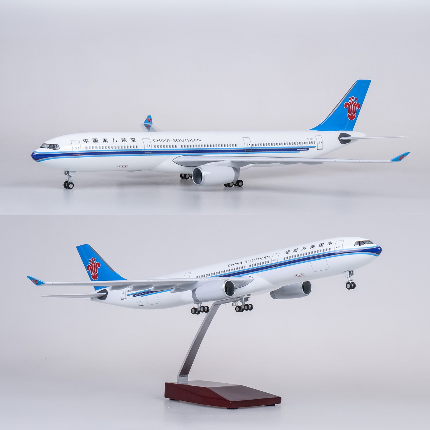 Model Kit Planes - 47cm China Southern A330 Simulated Commercial