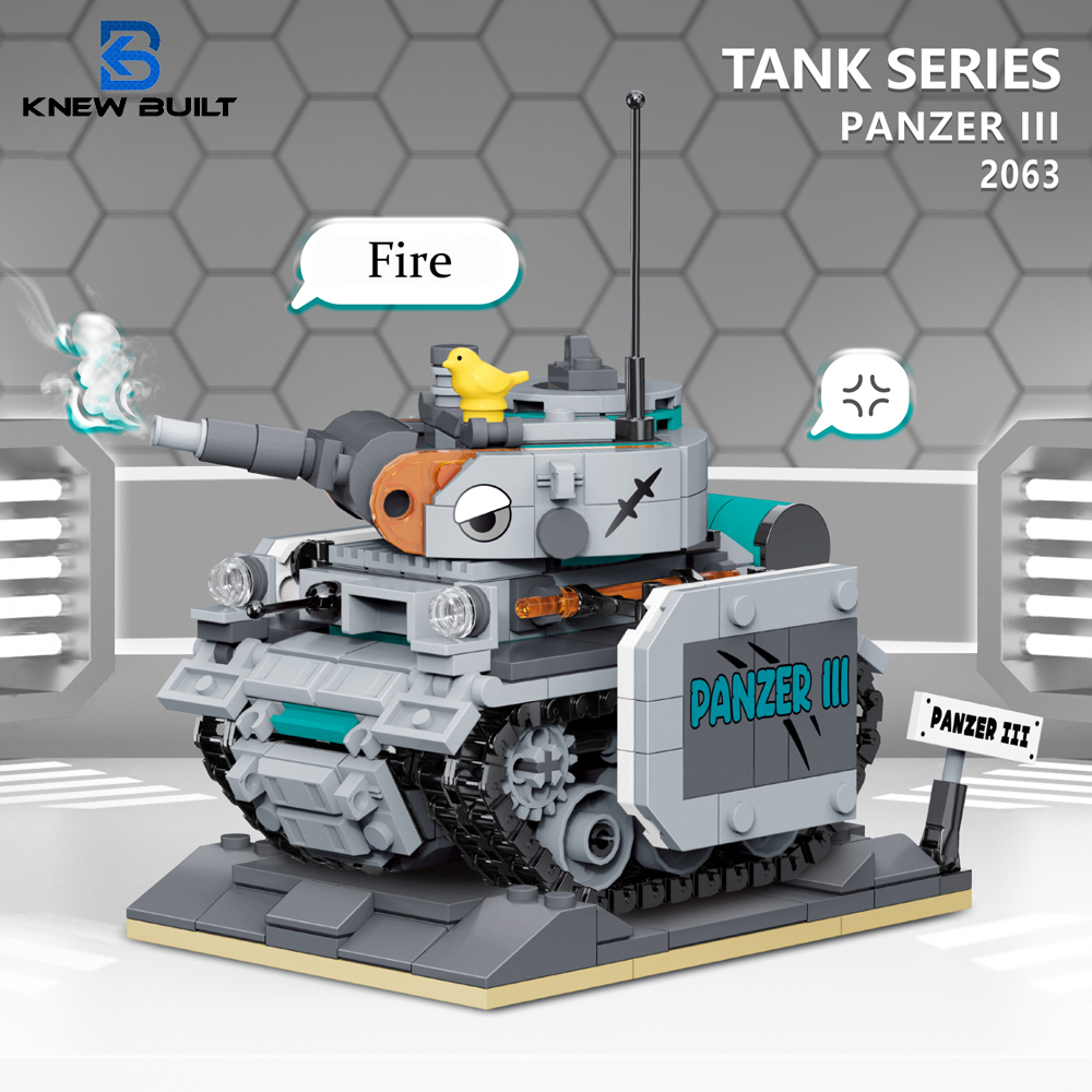 Model Kit Metal Slug - KNEW BUILT Mini Tank Building Blocks