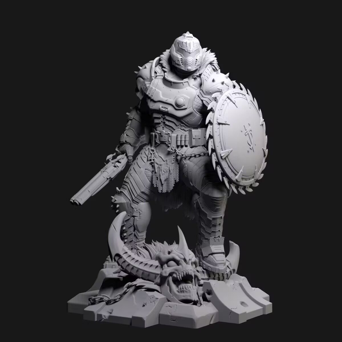 Model Kit Destroyer - Resin Model Figure, 1/24 Scale Destroy