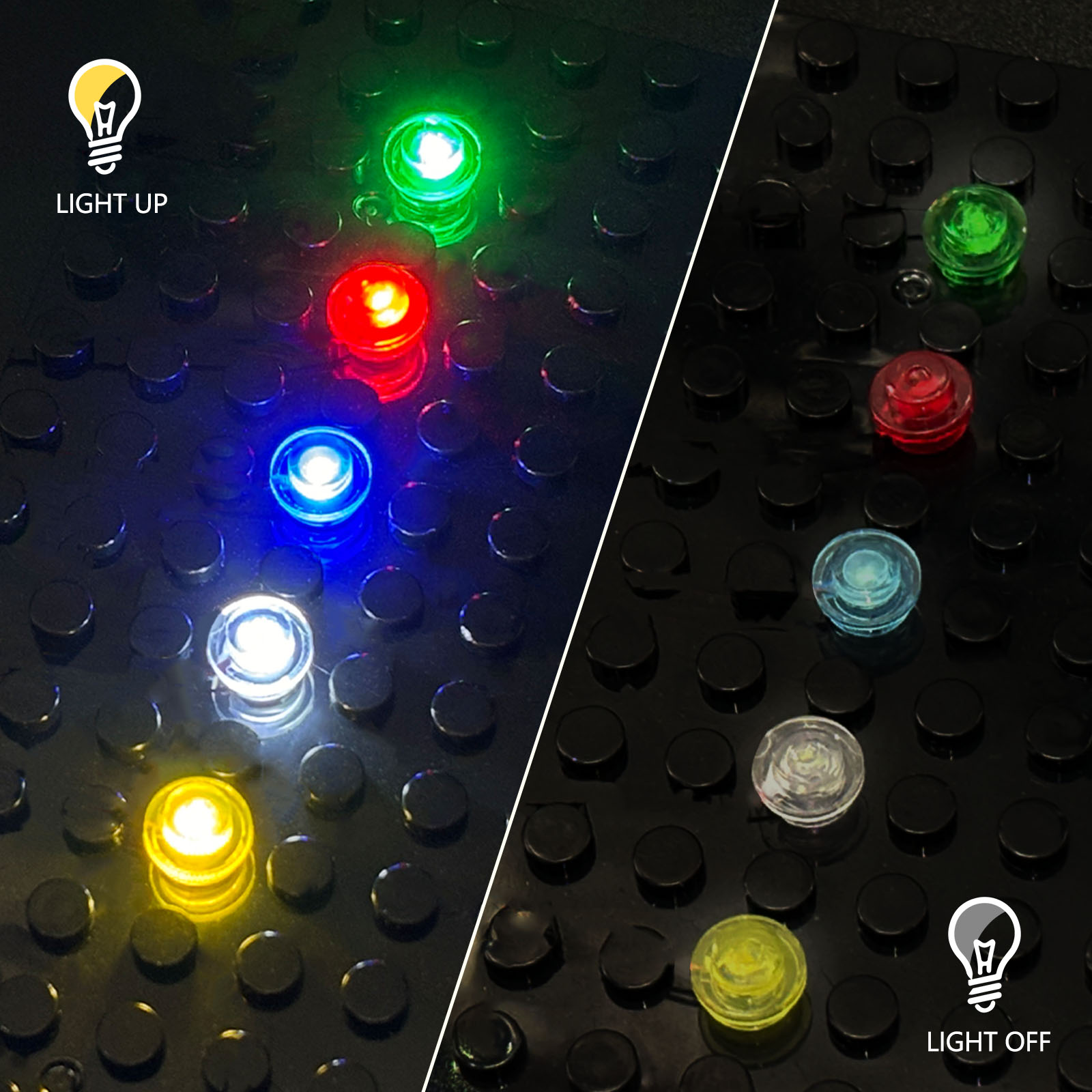 10 PCS Colorful LED Lighting   - Model Kit Walmart 评论和价格