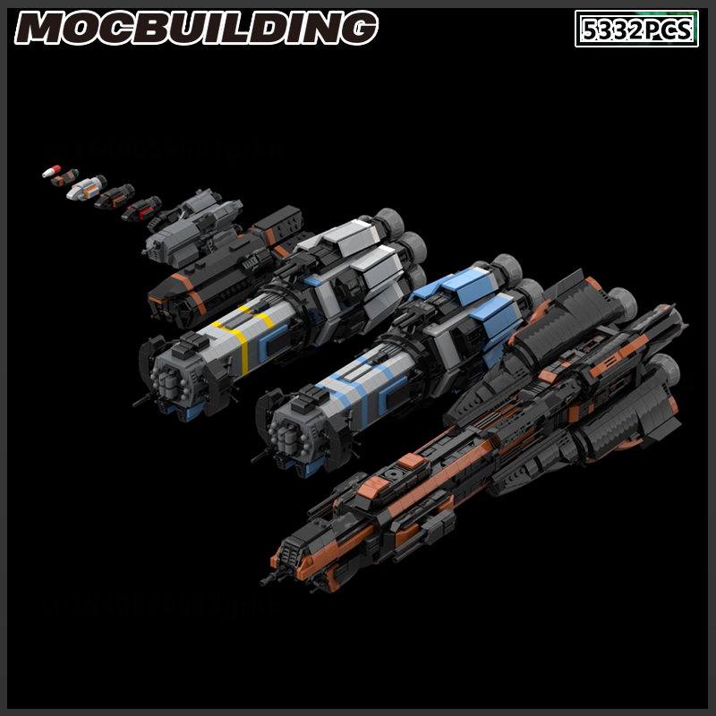 MOC Building Block Space Ship  - Model Kit Destroyer 评论和价格