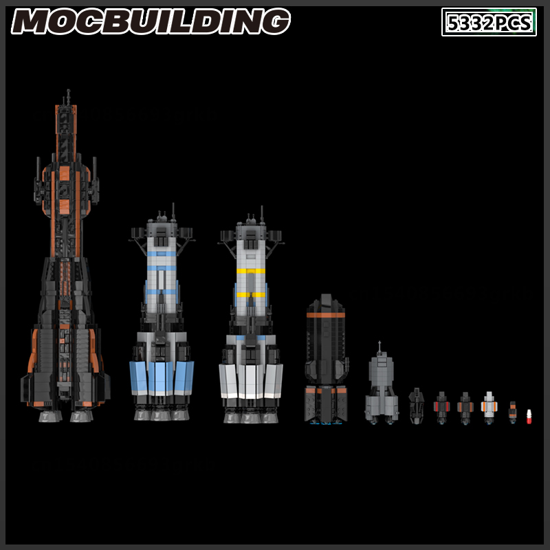 MOC Building Block Space Ship  - Model Kit Destroyer 评论和价格