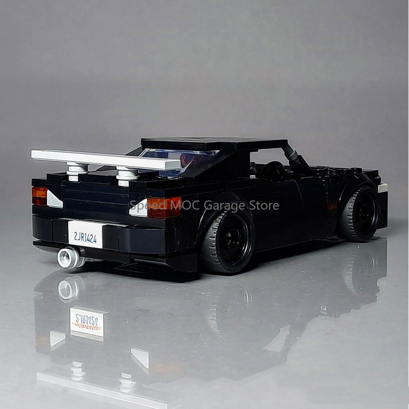 MOC Black 1990s JDM Sports Car - Model Kit Jdm 评论和价格