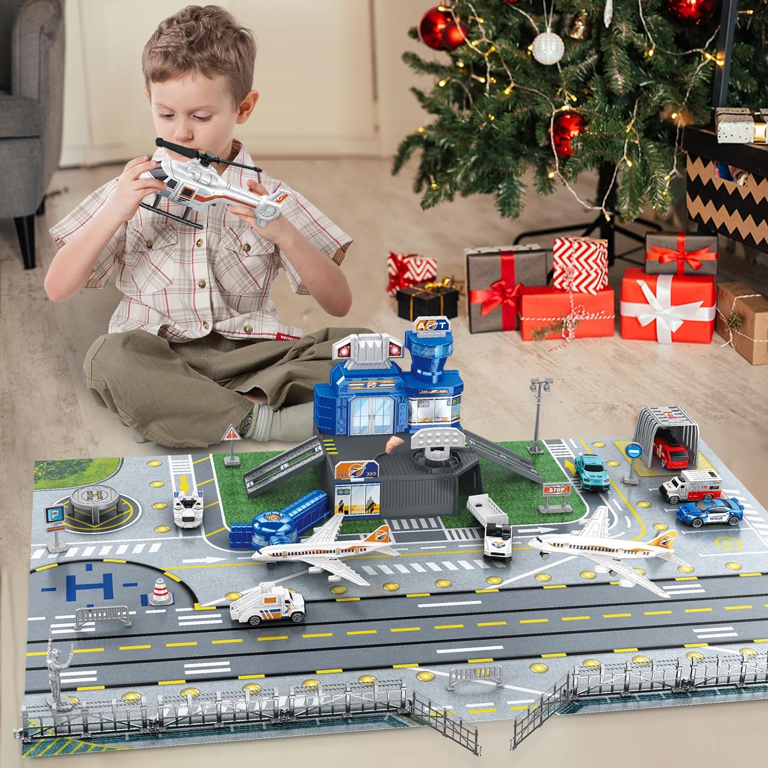 Children's Airport Scene Toy S - Model Kit Planes 评论和价格