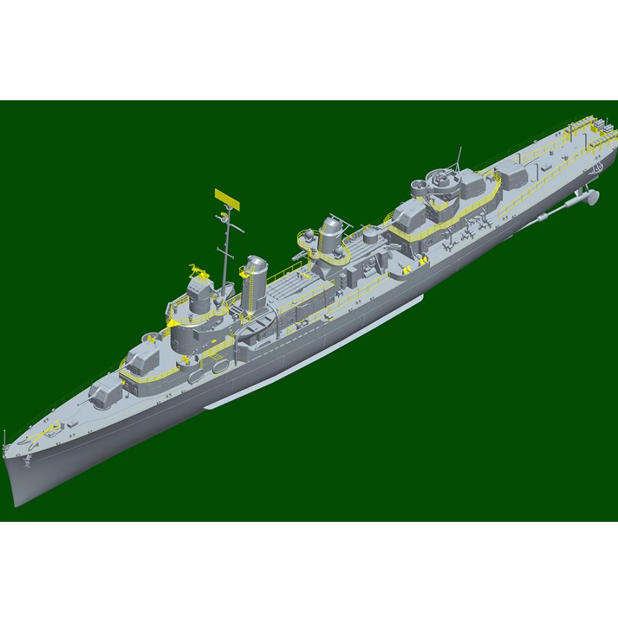 Fletcher DD-445 USS Destroyer  - Model Kit Destroyer 评论和价格