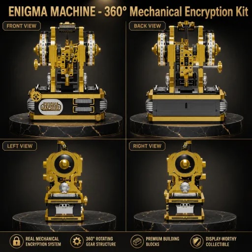 Enigma Machine Building Blocks - Model Kit Walmart 评论和价格