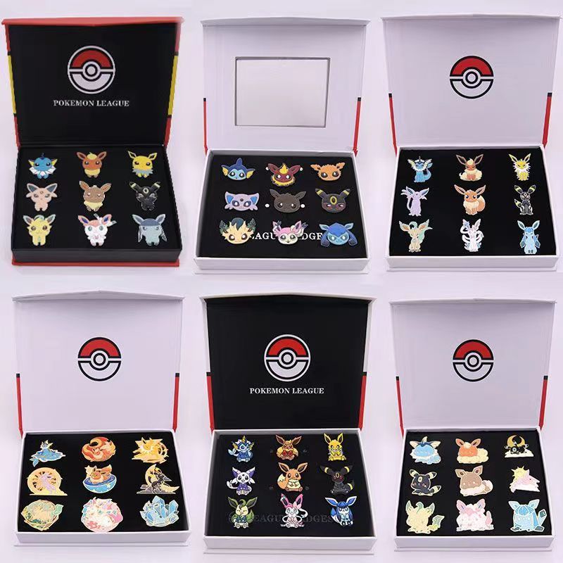 9 Style Pokemon Badges Evees F - Model Kit Umbreon 评论和价格
