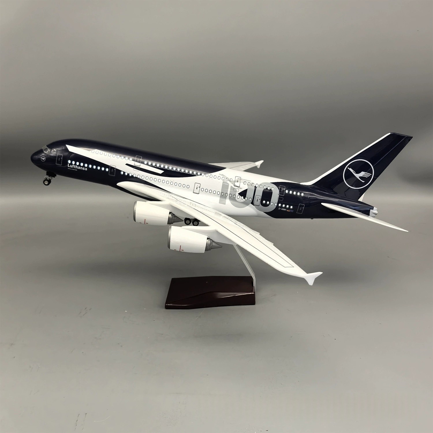 New 45cm Lufthansa A380 100 Ye - Model Kit Planes 评论和价格