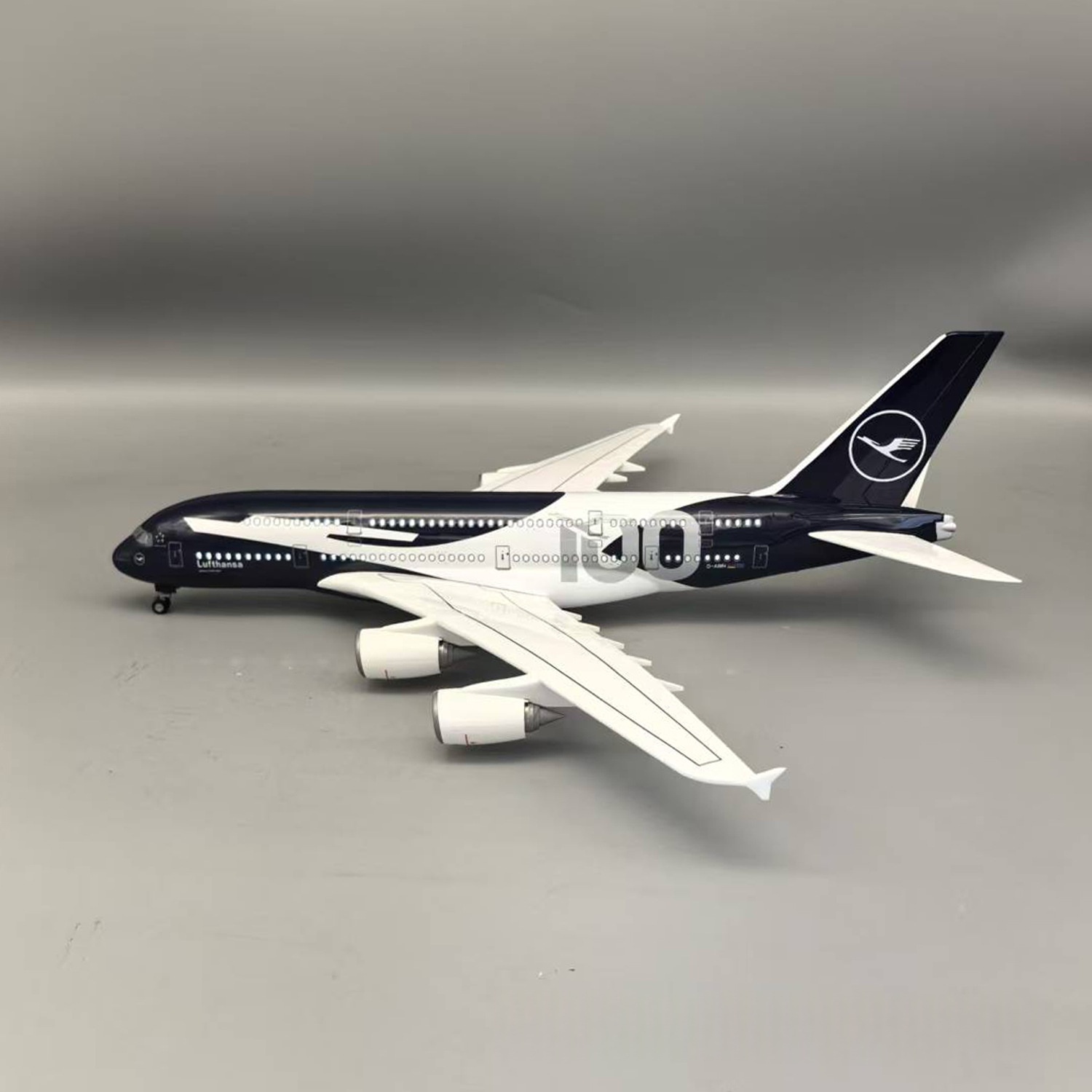 New 45cm Lufthansa A380 100 Ye - Model Kit Planes 评论和价格