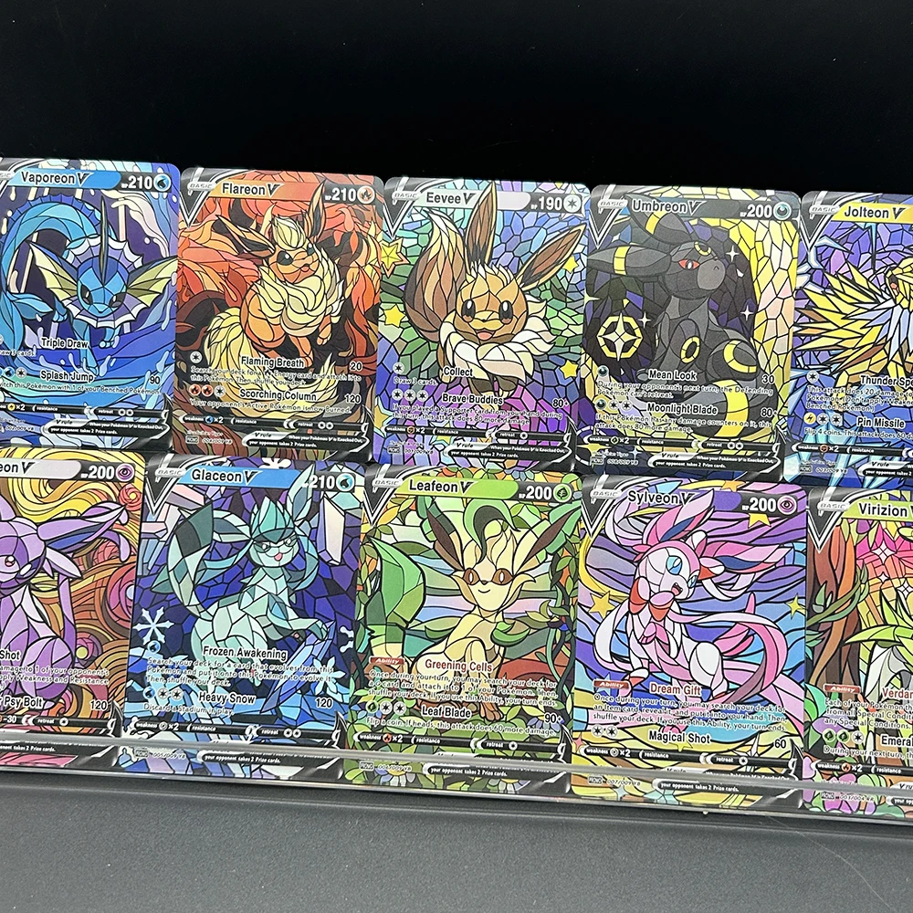 10Pcs/set Diy PTCG Eevee Umbre - Model Kit Umbreon 评论和价格