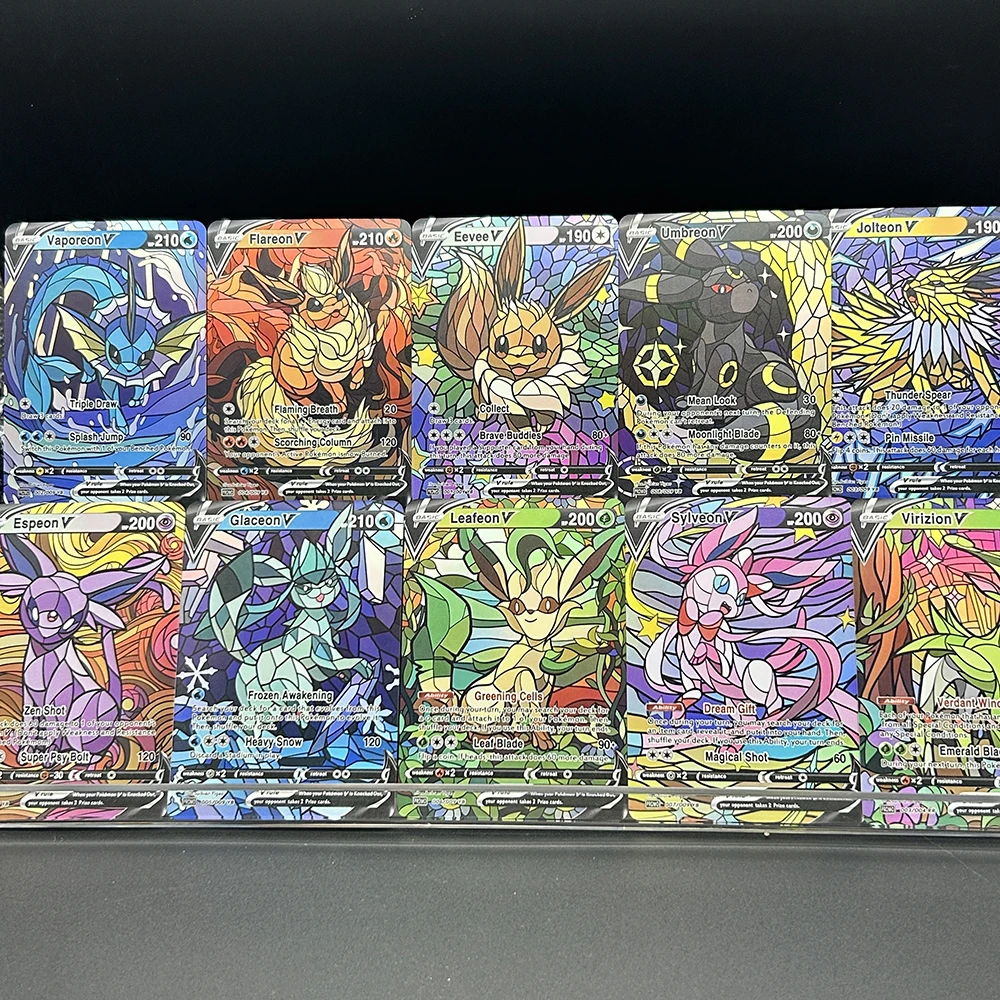 10Pcs/set Diy PTCG Eevee Umbre - Model Kit Umbreon 评论和价格