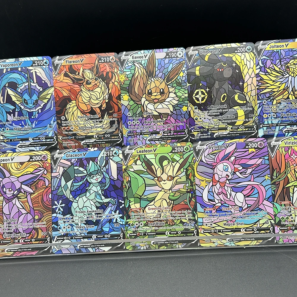 10Pcs/set Diy PTCG Eevee Umbre - Model Kit Umbreon 评论和价格