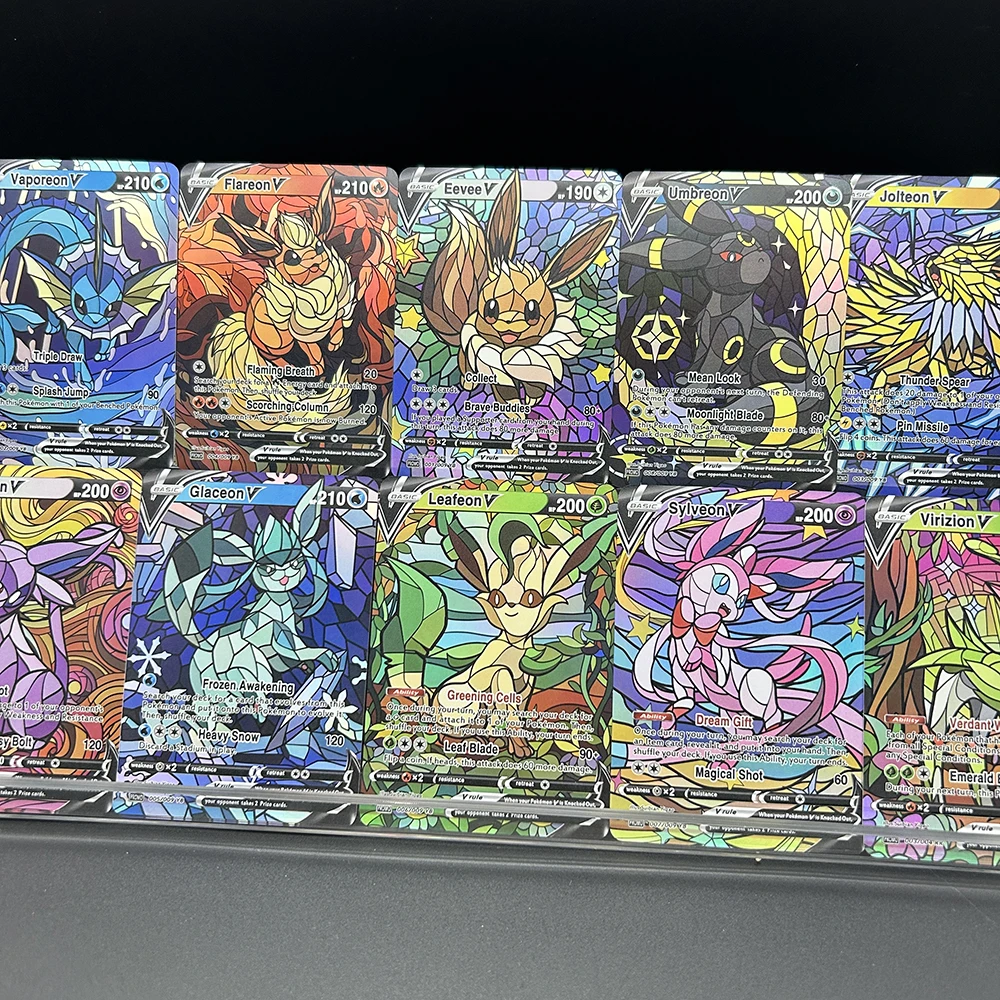 10Pcs/set Diy PTCG Eevee Umbre - Model Kit Umbreon 评论和价格