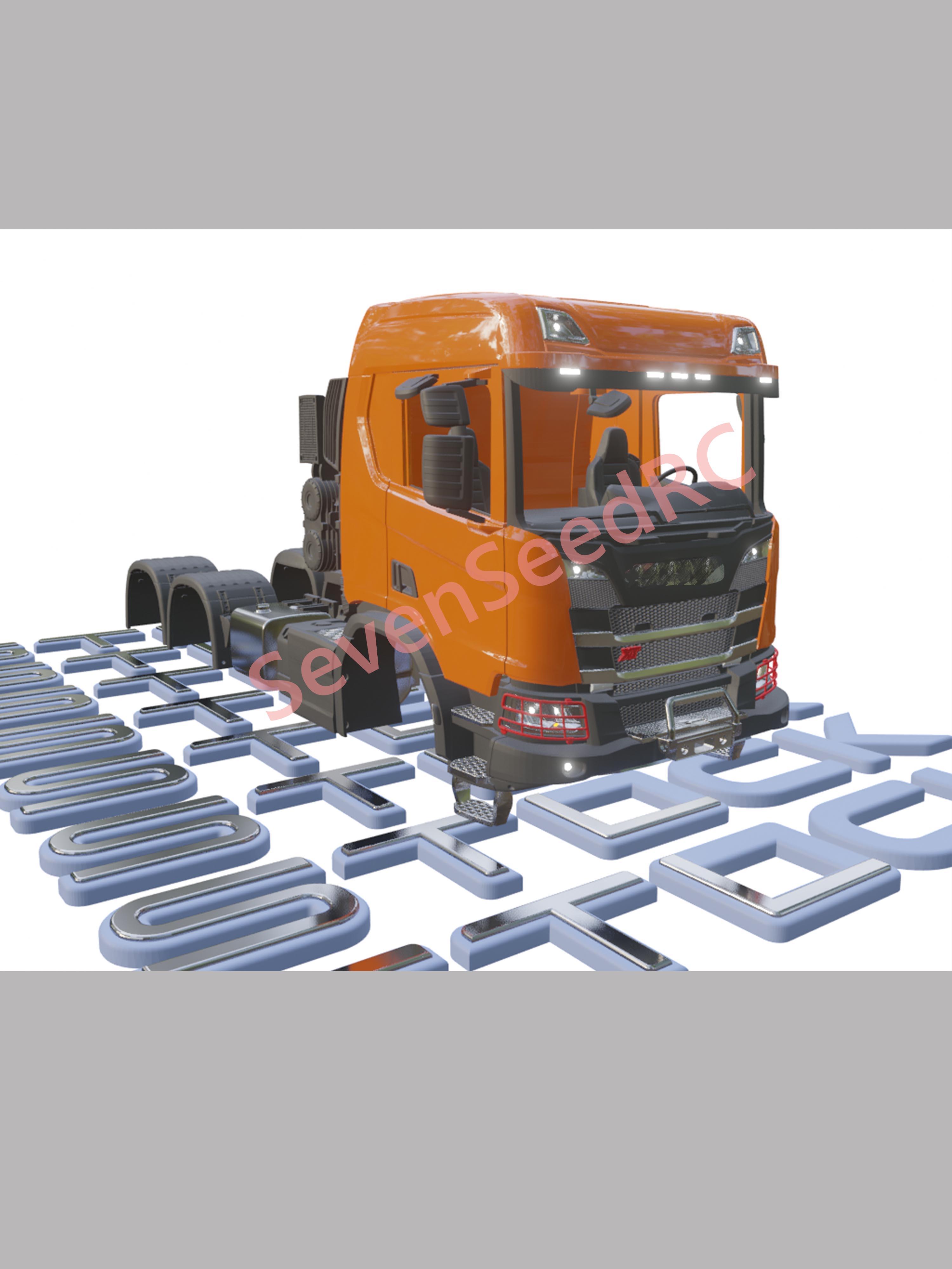 3d Printed Truck KIT SCANI XT  - Model Kit Jdm 评论和价格