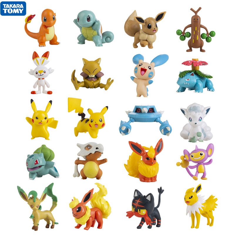 New 3-8CM Pokemon Hot Cartoons - Model Kit Eevee 评论和价格