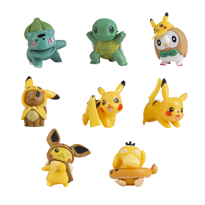 New 3-8CM Pokemon Hot Cartoons - Model Kit Eevee 评论和价格