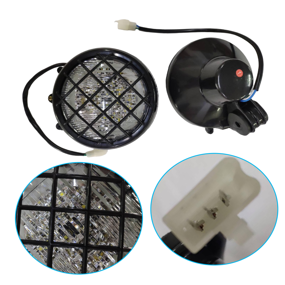 2pcs LED Motorcycle Headlights - Model Kit Wolverine 评论和价格