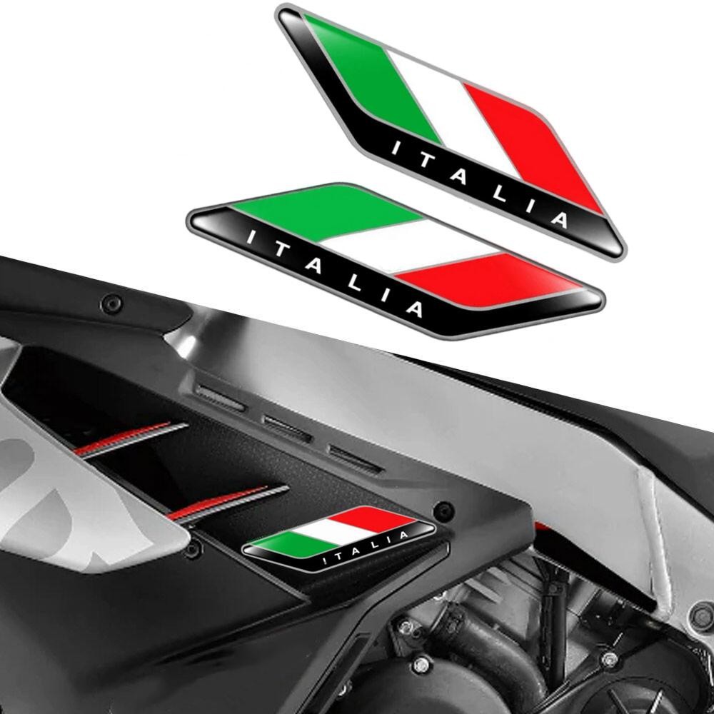 2Pcs/Pair 3D Tricolor Flag Emb - Model Kit Vespa 评论和价格