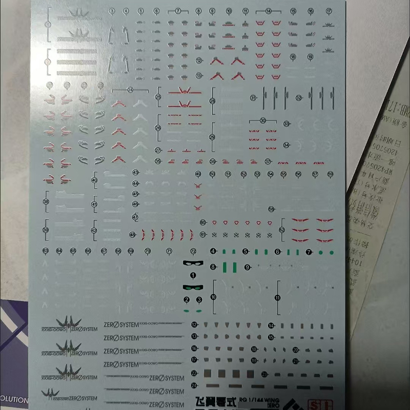 Hot EVO Decal RG43 for RG 1/14 - Model Kit Decals 评论和价格