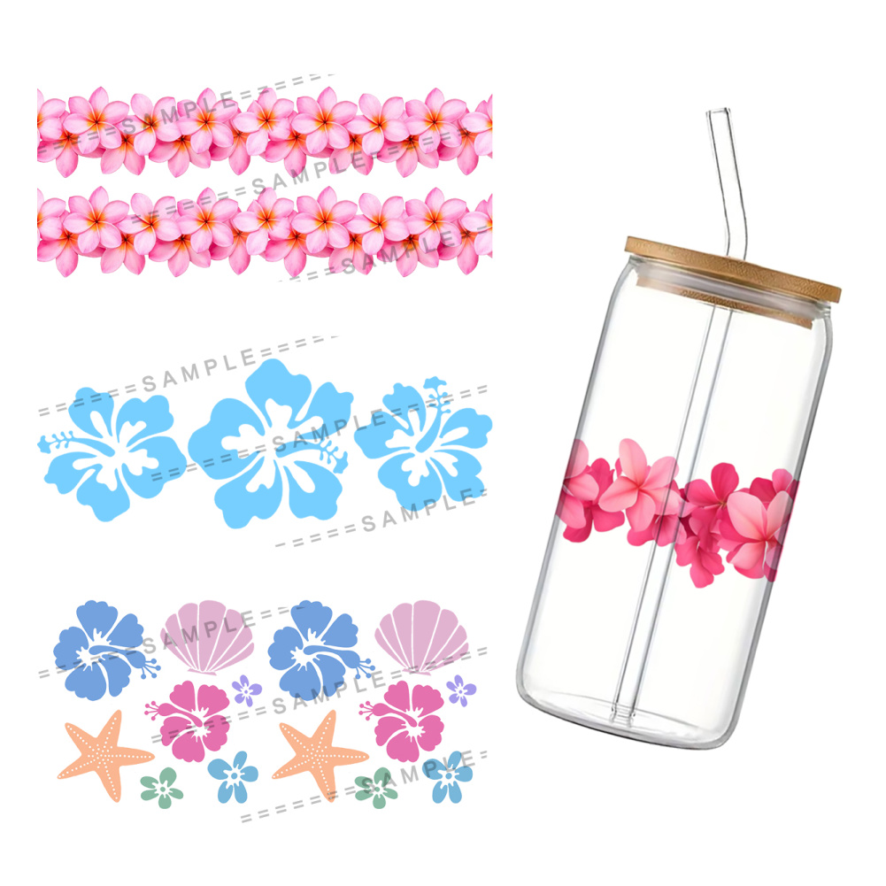 11x24cm Hibiscus Syriacus UV D - Model Kit Decals 评论和价格