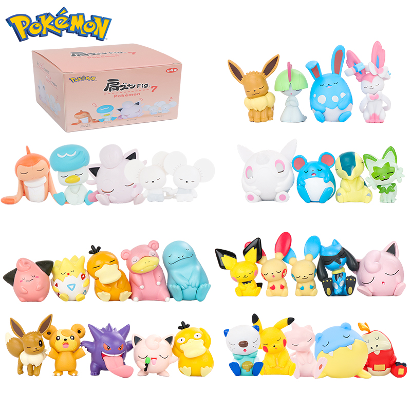 5pcs/Sets Pokemon Maushold Tat - Model Kit Eevee 评论和价格