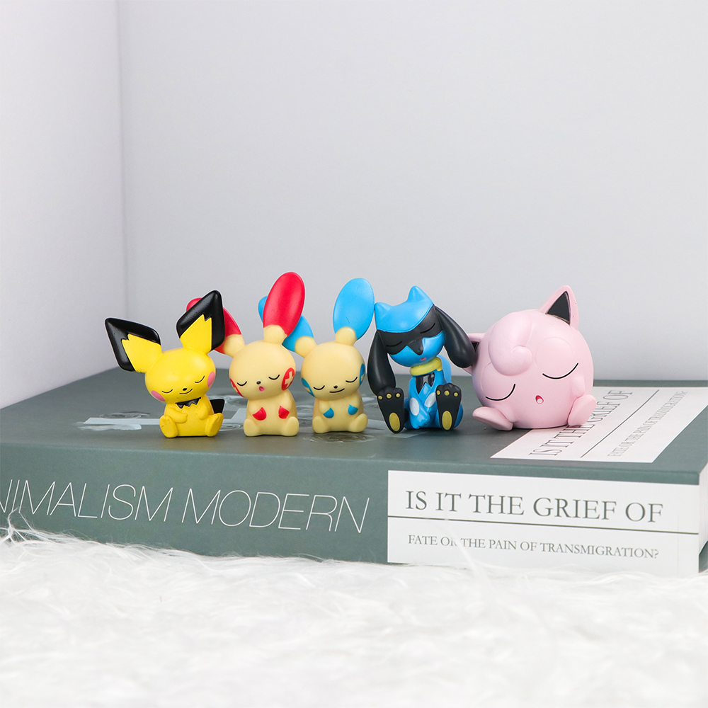 5pcs/Sets Pokemon Maushold Tat - Model Kit Eevee 评论和价格