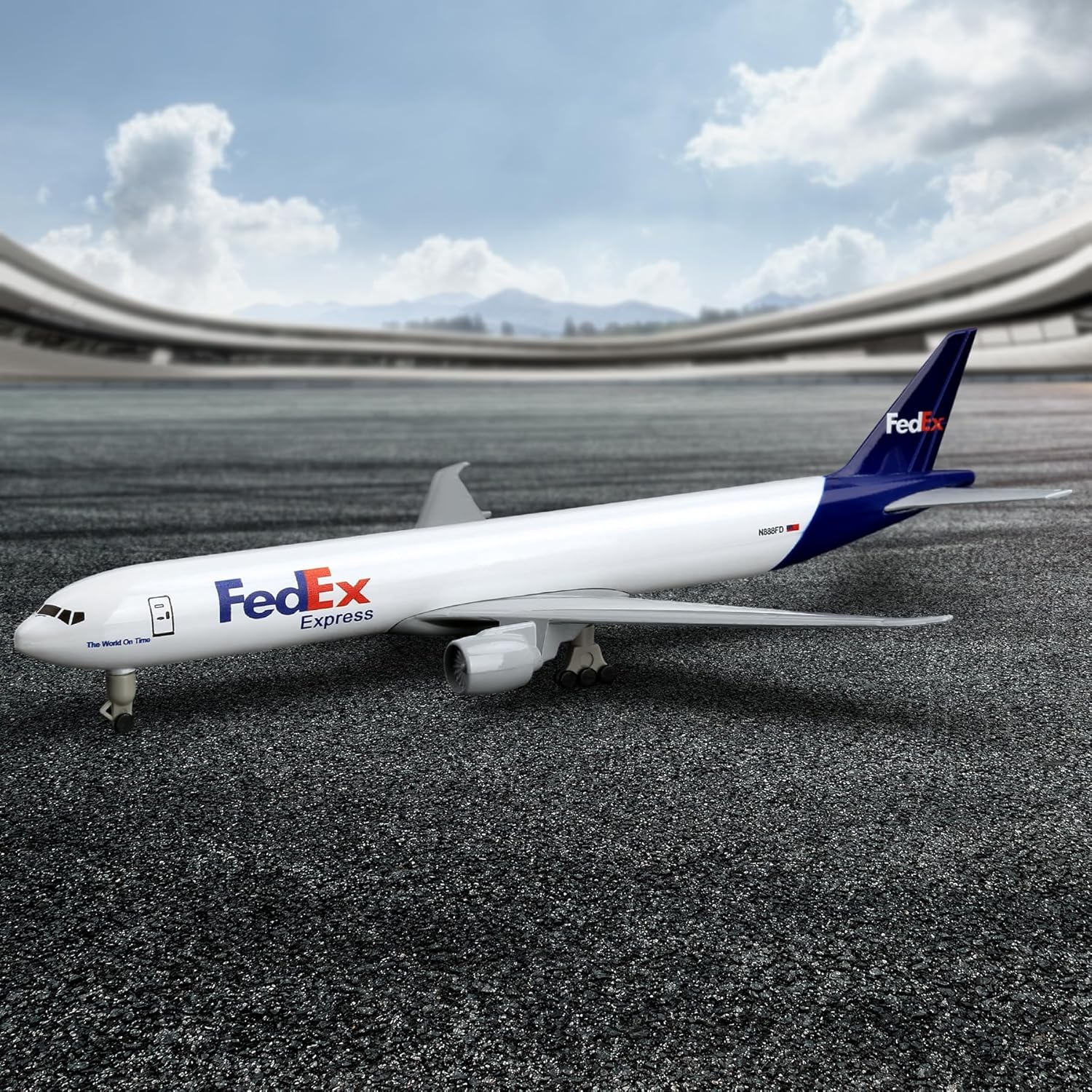 20cm Fedex B777 Airplane Model - Model Kit Planes 评论和价格