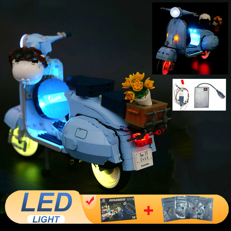 LED Light Kit For LEGO 10298 R - Model Kit Vespa 评论和价格