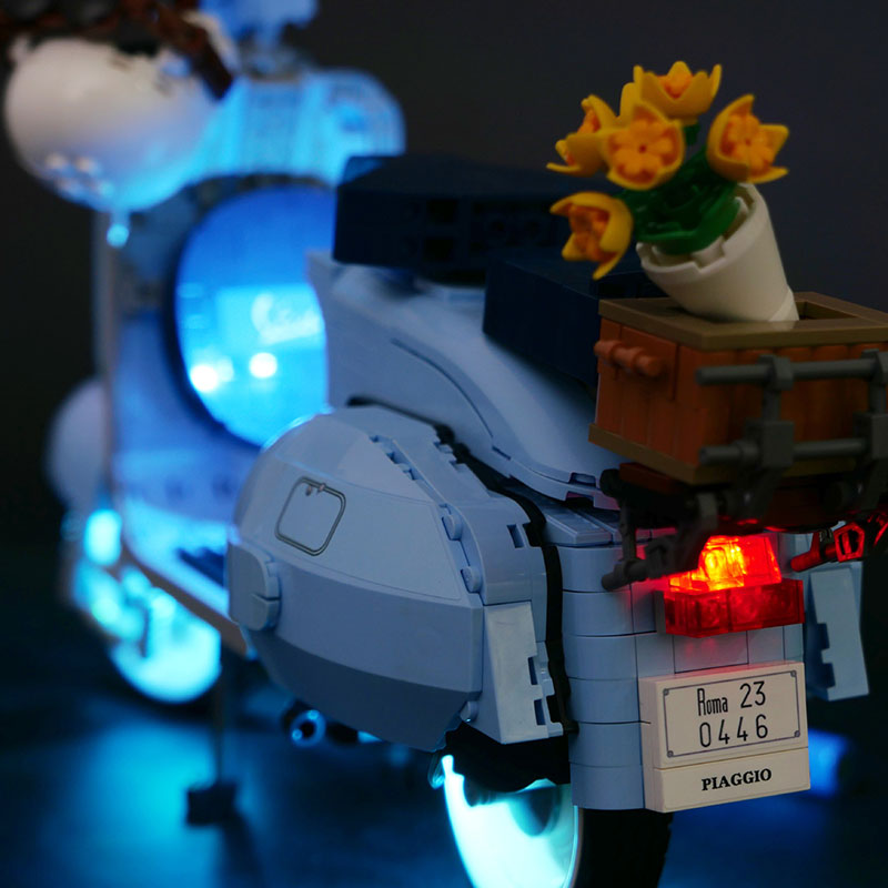 LED Light Kit For LEGO 10298 R - Model Kit Vespa 评论和价格