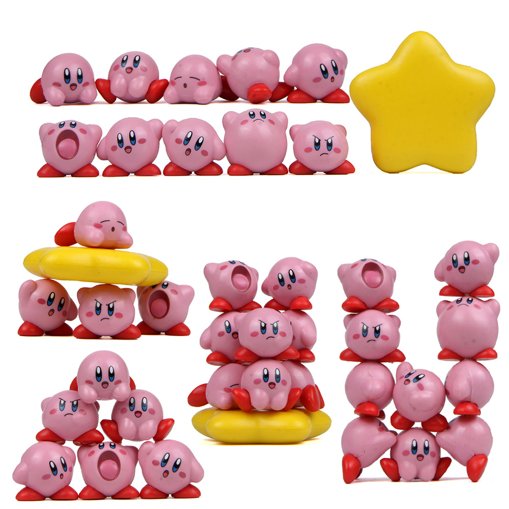 11 Pcs/Set Mini Kirby Action F - Model Kit Kirby 评论和价格
