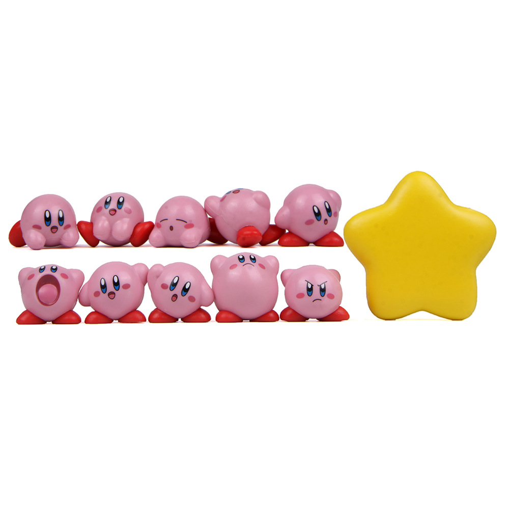 11 Pcs/Set Mini Kirby Action F - Model Kit Kirby 评论和价格