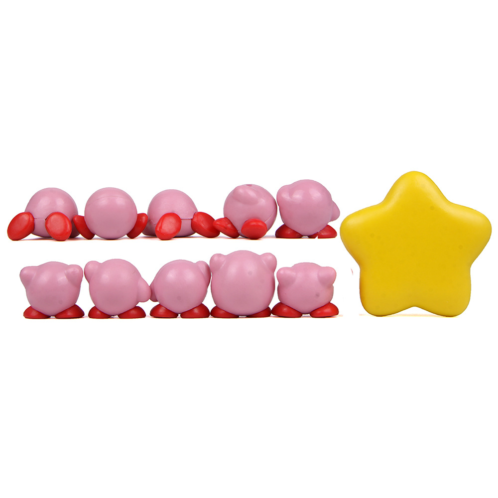 11 Pcs/Set Mini Kirby Action F - Model Kit Kirby 评论和价格