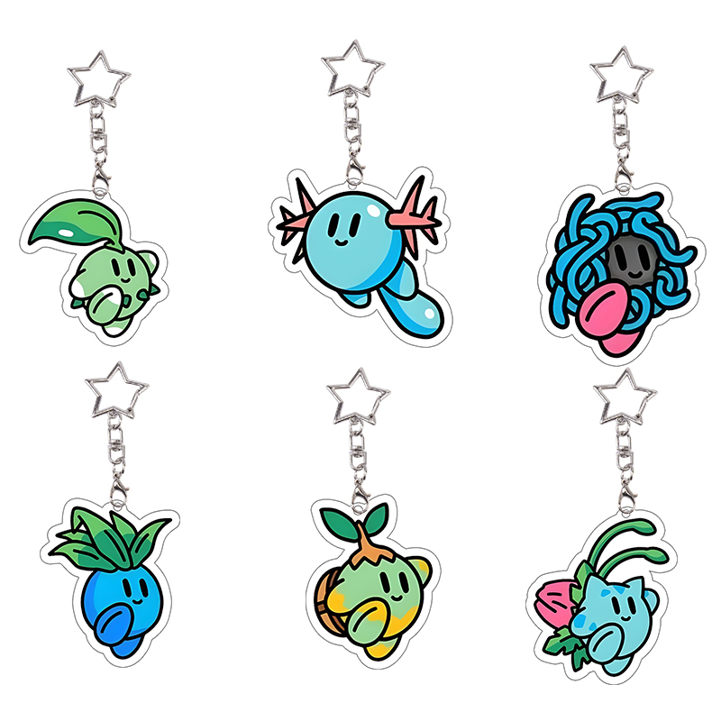 6 Set Charmander Acrylic Keych - Model Kit Kirby 评论和价格