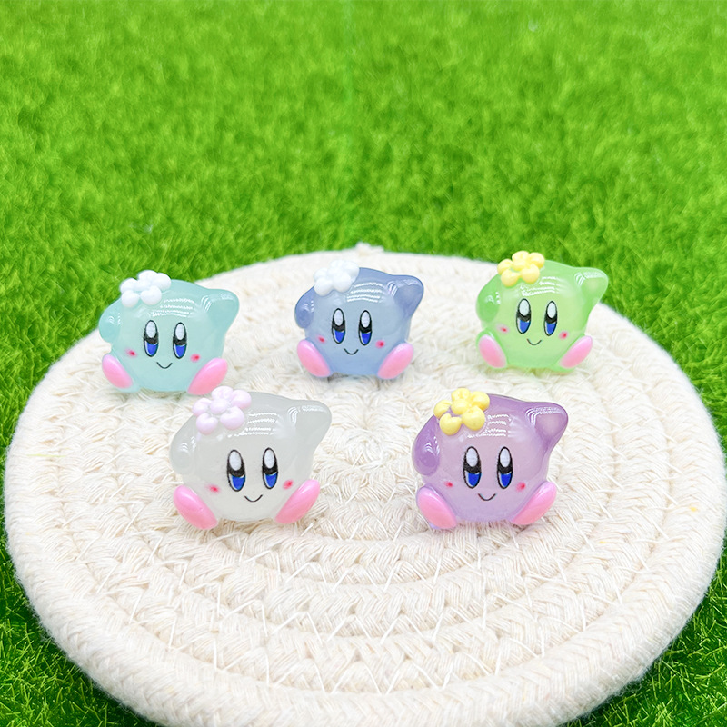 10pcs Cartoon Kirby Luminous S - Model Kit Kirby 评论和价格