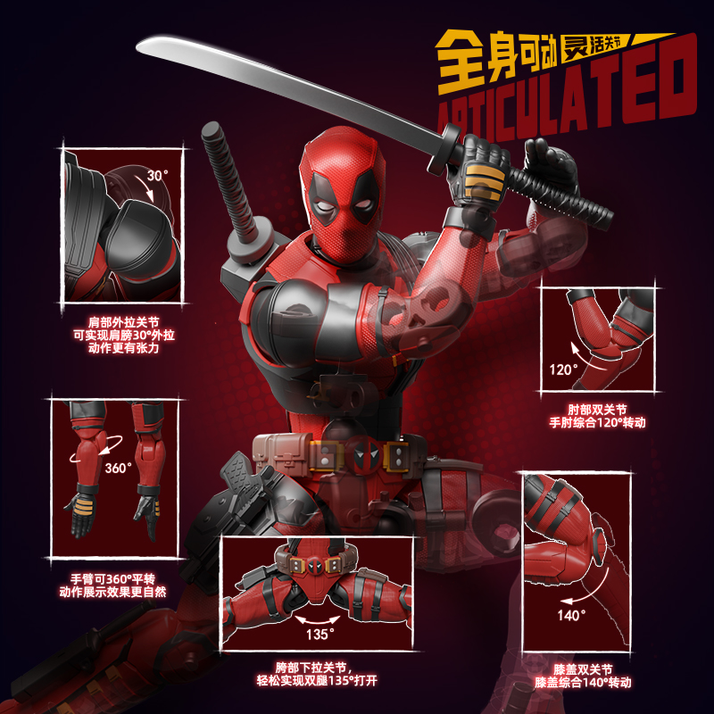BLOKEES Original 2024 Deadpool - Model Kit Wolverine 评论和价格